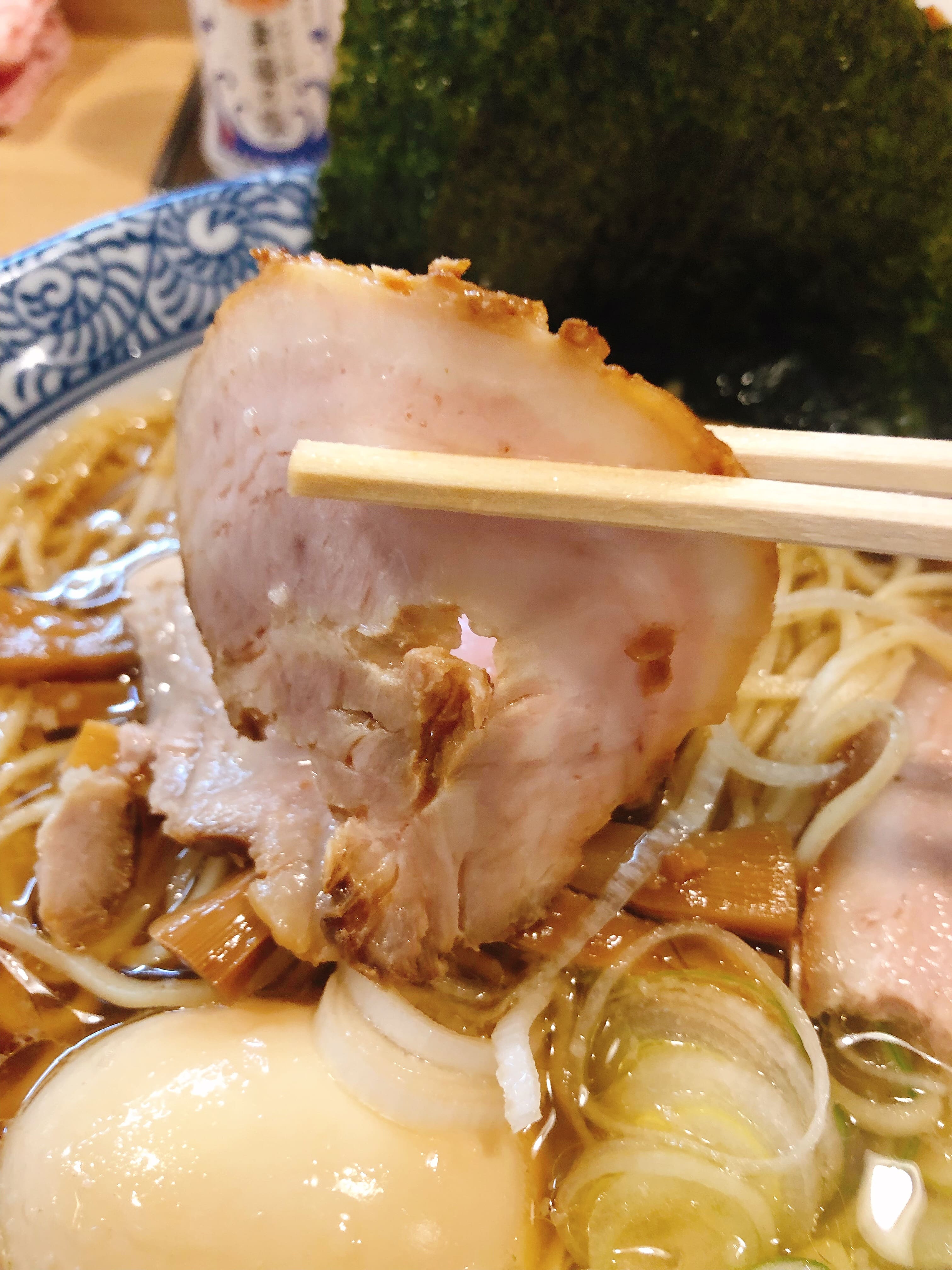 特製中華そば　チャーシュー３